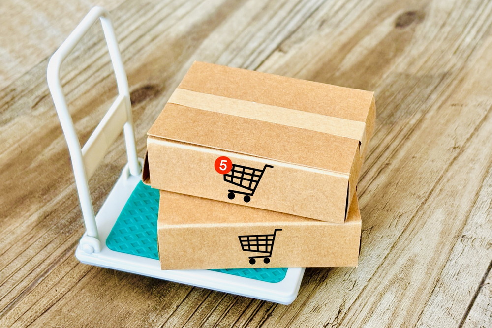 ネットショッピングで購入した商品のイメージ画像